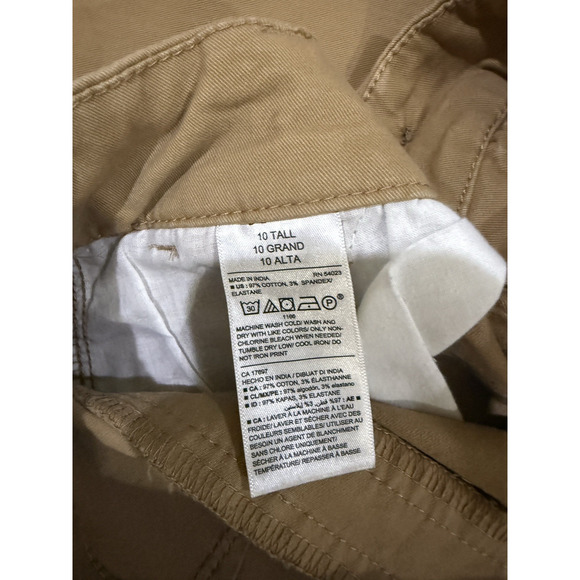 Old Navy Tan Khaki Women’s Jeans Beige Size 10 Tall High Rise Bootcut 0182 - Picture 4 of 8